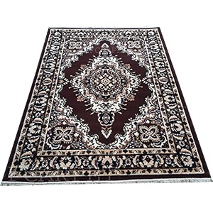 top design with velvet touch 90x145 cm3x5 feet brown multi