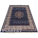Traditional Carpet with FINE Quality 2 X 6 FEET Bed Side Runner Blue Multi