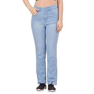 FCK-3 Stretchable Denim High Rise Straight Fit