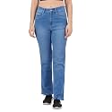 FCK-3 Stretchable Denim High Rise Straight Fit
