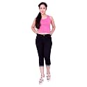 FCK-3 Stretchable Denim Solid Mid Waist Knee