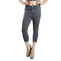 FCK-3 Stretchable Denim Solid Mid Waist Knee