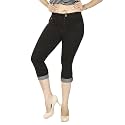 FCK-3 Stretchable Denim Solid Mid Waist Knee