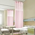 Fcosie Hospital Curtain Room Divider Drapes with Flat Hooks Cubicle Privacy Screen for Hospital, Medical Clinic, Lab, School Nursery, (1 Panel, Pink, 5ft Wide x 7ft Tall) FC10-T8PK-6084FH