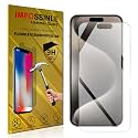 FCS Front (Glossy) Anti Shock Screen Protector for iPhone 15 Pro Max Screen Protector | 9H Hardness Flexible (Glossy)