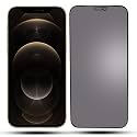 FCS Privacy Tempered Glass Super Strong 0.67 mm Thick Edge to Edge Full Glue Real 9Hx2 Anti-Spy Glass Screen Protector for (iPhone 12 Pro (6.1" Inch)) Transparent