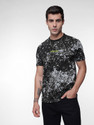 FCUK Printed Men Round Neck Black T-Shirt