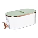 Fdit Cold, 5.3L Large Capacity Sealed Water Dispenser with Faucet Food Grade PP PS Material for Odor Proof Home Office Use