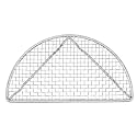 16cm Semicircle 304 Stainless Steel Baking Rack for Oven Chicken Wings
