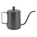 Fdit Pour Over Coffee Kettle, Stainless Steel Handheld Gooseneck Coffee Pot with Narrow Drip Spout for Controlled Pouring (350ml PTFE Black)