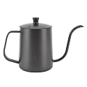 Fdit Pour Over Coffee Kettle, Stainless Steel Handheld Gooseneck Coffee Pot with Narrow Drip Spout for Controlled Pouring (600ml PTFE Black)
