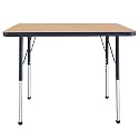 FDP 24" x 36" Rectangle Table with Ball Glide Legs - Maple/Navy
