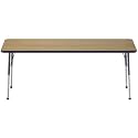 FDP 24" x 72" Rectangle Table with Ball Glide Legs - Pasadena Oak/Navy