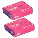 FEALS Planet-Friendly Cotton Swabs: Eco-Packaged, Chemical-Free, Biodegradeable | For Skin and Ear Care | 200 sticks, Pack of 2