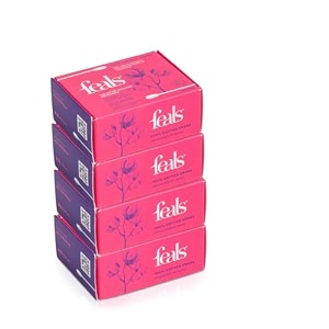feals cotton ear budsswabs 200 stems400 swabs in each box pack of 4