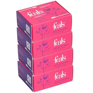 feals ear buds cotton swabs 200 stems400 swabs in each box pack of 4
