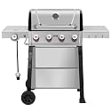 Feasto Stainless Steel 4 Burner Gas BBQ Grill with Side Burnur, 559 Sq. In.