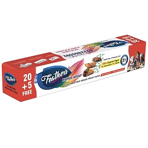 Feathers Multipurpose Food Wrapping Paper Eco-Friendly Food