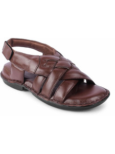 Feather Leather Men Sandals