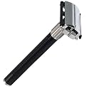 Feather Popular Double Edge Razor - Traditional Butterfly Safety Razor for Close Shaving - For Men, Wet Shavers & Barbers - Includes 2 Hi-Stainless Replacement Blades - Made in Japan