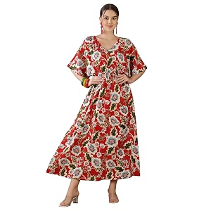 FebQ Elegant Comfortable Rayon Elastic Dress