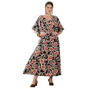 FebQ Elegant Comfortable Rayon Elastic Dress