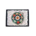 February Mountain Mother of Pearl Compact Mirror – Dual Magnification Gift for Women, Mom, Sister – Birthday or Christmas Idea (1, Imperial Bloom)