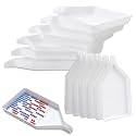 FEBSNOW 20PCS Diamond Art Painting Trays, Plastic Rhinestone Sorting Plate