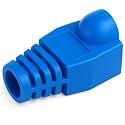 FEDUS 10-Pack Cat6 / Cat5e RJ45 Strain Relief Boots, RJ45 Boot, Cat 6 Boot, Cat6 Ethernet Boots, Blue, Suitable for 6.5mm (0.25in) Ethernet Cables