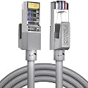 FEDUS 1000 MBPS 25 Meter High Speed RJ45 Cat5e Ethernet Patch Cable LAN Cable Internet Network Computer Cable Cord High Speed Gigabit Category 5 Wires for Modem, Router, Camera, LAN ADSL GRAY