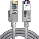 FEDUS 1000 MBPS 90 Meter High Speed RJ45 Cat5e Ethernet Patch Cable LAN Cable Internet Network Computer Cable Cord High Speed Gigabit Category 5 Wires for Modem, Router, Camera, LAN ADSL GRAY