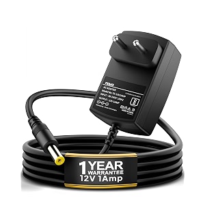 fedus 12v 1amp dc power supply adapter converter 12 volt 1a smps for cctv camera routers dvr nvr lcd monitor tv led strip light setup box broadband ac input 100-240v dc output 12v 1amps