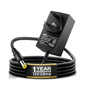 fedus 12v 2amp dc power supply adapter converter 12 volt 2a smps for cctv camera routers dvr nvr lcd monitor tv led strip light setup box broadband ac input 100-240v dc output 12v 2amps