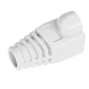 fedus 200-pack cat6  cat5e rj45 strain relief boots rj45 boot cat 6 boot cat6 ethernet boots blue suitable for 65mm 025in ethernet cables