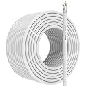 FEDUS 23AWG Pure Copper 3+1 CCTV Camera Coaxial Cable For High-Speed Audio Video Signal BNC Video &amp; Power Cord With Breading Alloy Positive Negative Mic Earth Wire 40 Meter