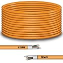 FEDUS 30 Meter 23AWG Pure Copper 3+1 CCTV Camera Coaxial Cable For High-Speed Audio Video Signal BNC Video &amp; Power Cord With Breading Alloy Positive Negative Mic Earth Wire for all Security Camera DVR