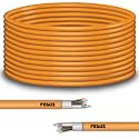 FEDUS 5M 23AWG Pure Copper 3+1 CCTV Camera Coaxial Cable For High-Speed Audio Video Signal BNC Video & Power Cord With Breading Alloy Positive Negative Mic Earth Wire for all Security Camera DVR