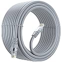 FEDUS Cat7 Ethernet Cable,5 Meter 16.4 Feet Pure Bare Copper Double Shielded Outdoor &amp; Indoor Lan Wire Heavy Duty High Speed Solid 24 AWG Network Cable 10Gbps, 600Mhz, Weatherproof S/FTP UV Resistant