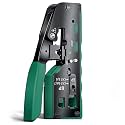 FEDUS RJ45 Crimp Tool Pass Through Ethernet Crimper Tool Kit All-in-One for STP UTP Cat5 Cat5e Cat6 Cat7 Cat8 Crimping Tool Kit Wire Stripper/Wire Cutter for RJ45 RJ11/12 6P/8P