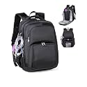 Feeding Tube Backpack for G J GJ Tube G tube Accessories Supplies Backpack for Enteral Feeding Pump Bags Fits 500ml to 1200ml for Adults (Black)