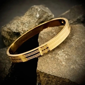 FEEDNIX Stainless Steel Gold-plated Bracelet