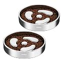 Feedoo Slow Feeder Dog Bowl-1Cup for Small Puppy, Double-Layer 304 Stainless Steel Puzzle Bowl, Anti-Choking for Fast Eaters, Non-Slip Base, Dishwasher Safe [2Pack]