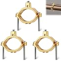 Feekoon 3 Pcs 1-1/4" to 2" Ground Clamp, #10 to #2 Wire Range