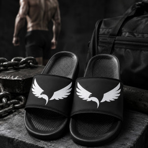 Feel alive Men Slides Black 6