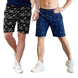 FEEL TRACK Men Cotton Regular Fit Shorts