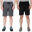 FEEL TRACK Men Cotton Regular Fit Shorts