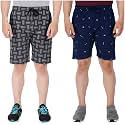 FEEL TRACK Men Cotton Regular Fit Shorts