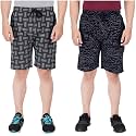 FEEL TRACK Men Cotton Regular Fit Shorts