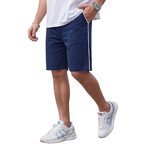 feel track men cotton shorts black