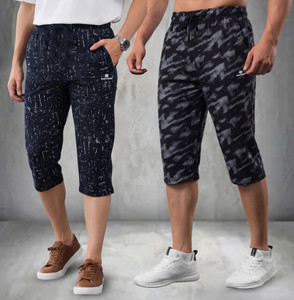 feel track printed men three fourths
